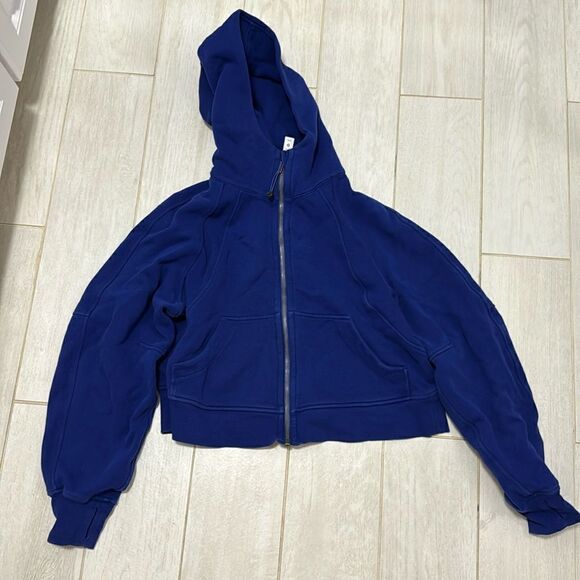 Lululemon blue zip up scuba XS/S - Picture 1 of 6